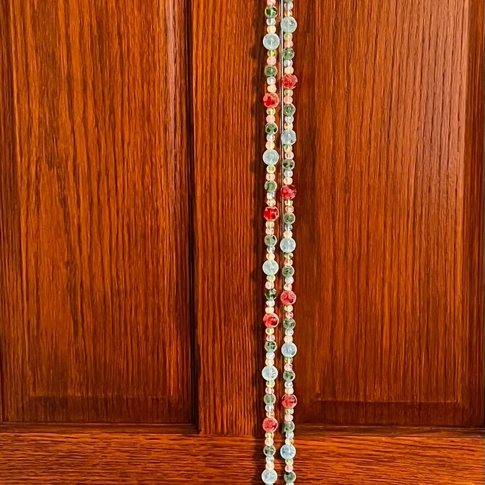 Vintage Ashland Garland Peppermint Frosted Candies 2 Strands 6 Ft Each New